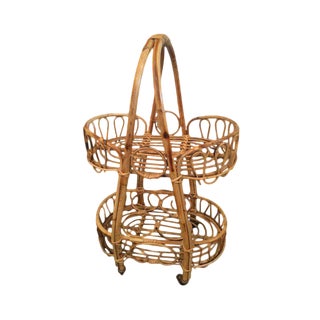 Bamboo Bar Cart For Sale