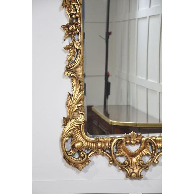 Baroque Style Carved and Gilded Mirrors, 1890s, Set of 2 For Sale - Image 6 of 14