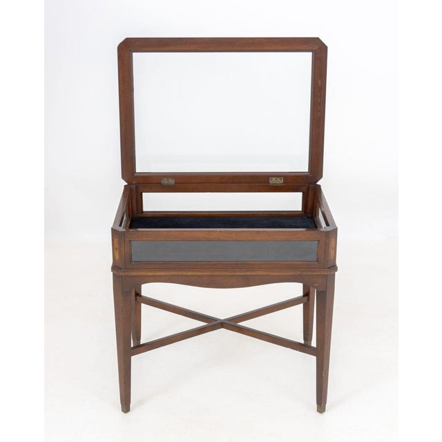 Mid 20th Century Mid 20th Century Regency Style Mahogany Display Table For Sale - Image 5 of 7