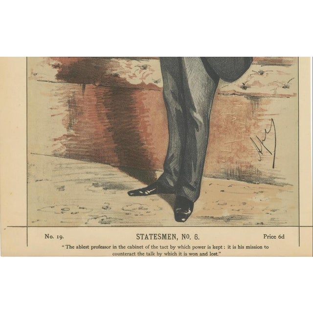 Victorian Cabinet Minister – Vanity Fair Statesmen No. 6, 1869 : This early Vanity Fair chromolithograph was published on...