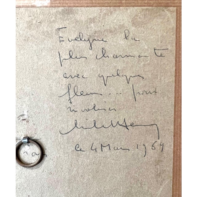 Michel Henry, Small, Charming, Fauvist Painting Michel Henry French Modernist School of Paris, 1969 For Sale - Image 10 of 10