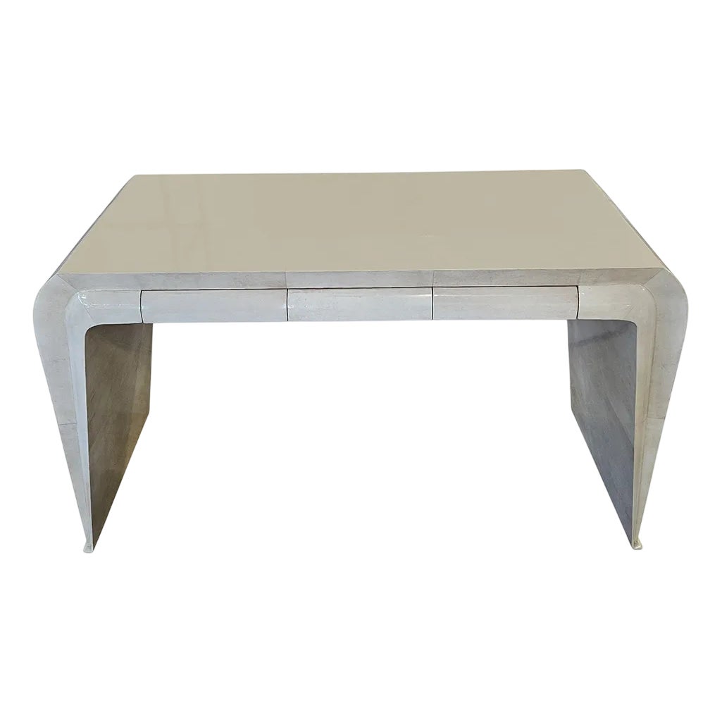 Parchment Console, 1980s | Chairish