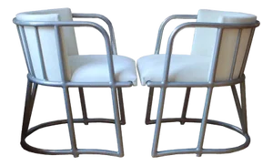 Set of Art Deco Armchairs by Mallet-Stevens