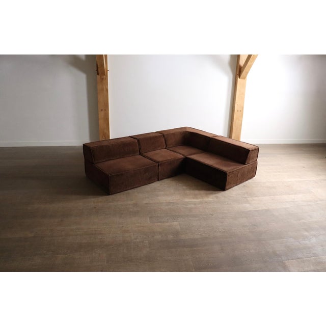1960s Trio Modular Sofa by Team Form AG for COR, 1970s, Set of 4 For Sale - Image 5 of 10