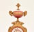 Late 19th Century Antique French Gilt Bronze & Porcelain Three-Piece Figural Clock Garniture For Sale - Image 5 of 13