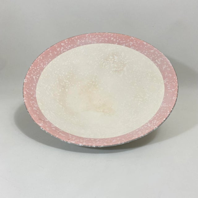 80s Maurice Ceramics Striped Catchall Bowl For Sale - Image 12 of 13