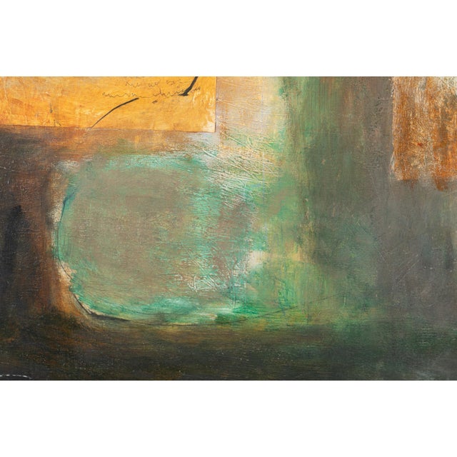 Textile Rigoberto Mena, Large Rigoberto Mena Contemporary Cuban Abstract Expressionist Oil Painting, 2004 For Sale - Image 7 of 10