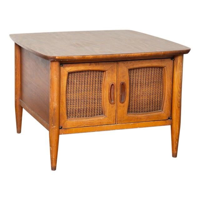 1960’s Mid Century Modern Lane Reflection Side Table For Sale