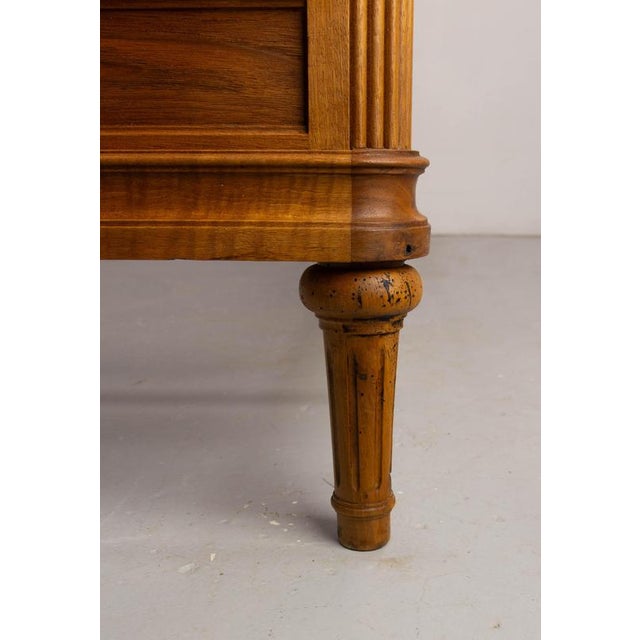 Brown Antique French Carved Walnut Bed, 1890s For Sale - Image 8 of 12