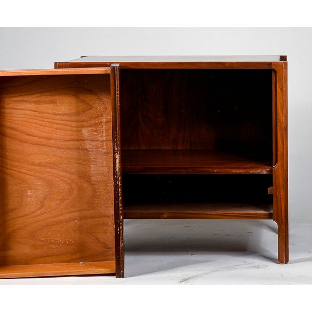 Vintage Wooden Bedside Table with Drawer and Open Compartment from Stilwood For Sale - Image 14 of 18