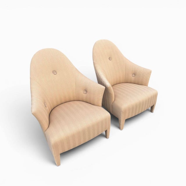 Donghia John Hutton for Donghia "Ghost" Chairs For Sale - Image 4 of 7