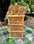 Vintage Rattan Pagoda Wine Rack For Sale - Image 4 of 5