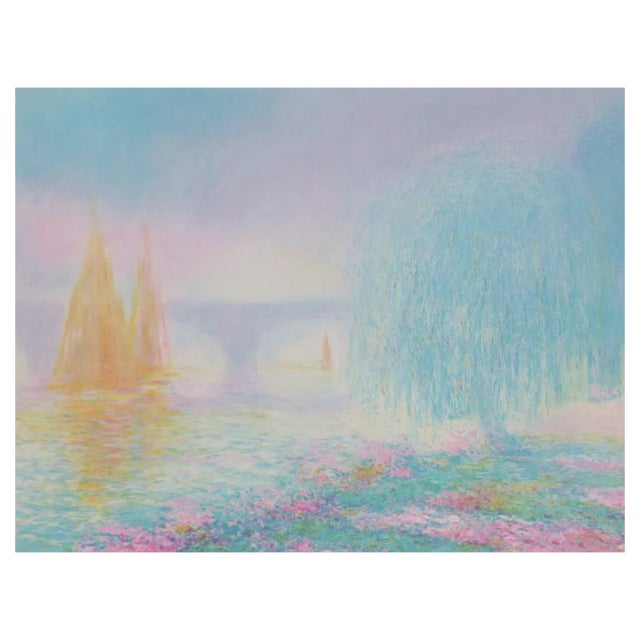 Claude Manoukian, The Weeping Willow, Lithograph For Sale