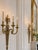Large French Louis XVI Style Bronze Three-Arm Wall Sconces, 1950s, Set of 2 For Sale - Image 15 of 18