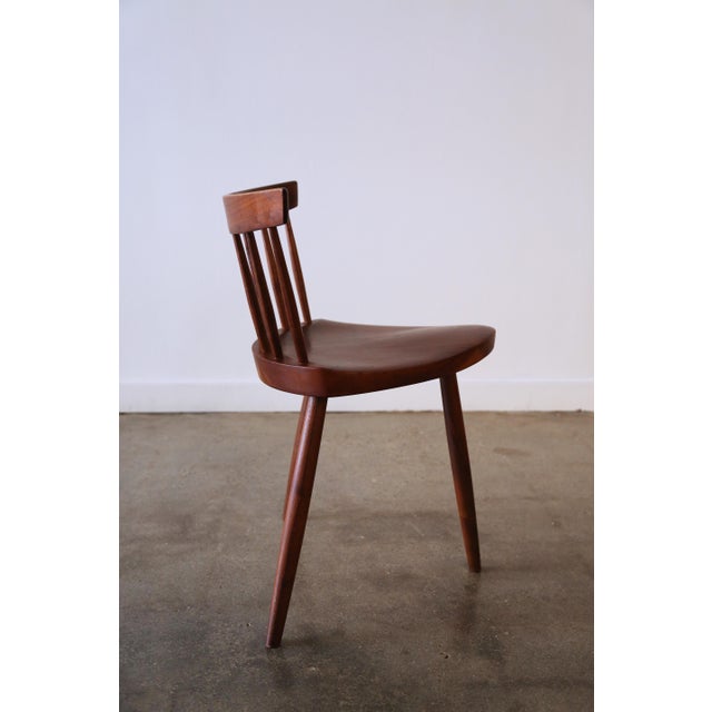 George Nakashima 1960s Set of 6 Mira Chairs by Gino Russo After George Nakashima Studio For Sale - Image 4 of 12