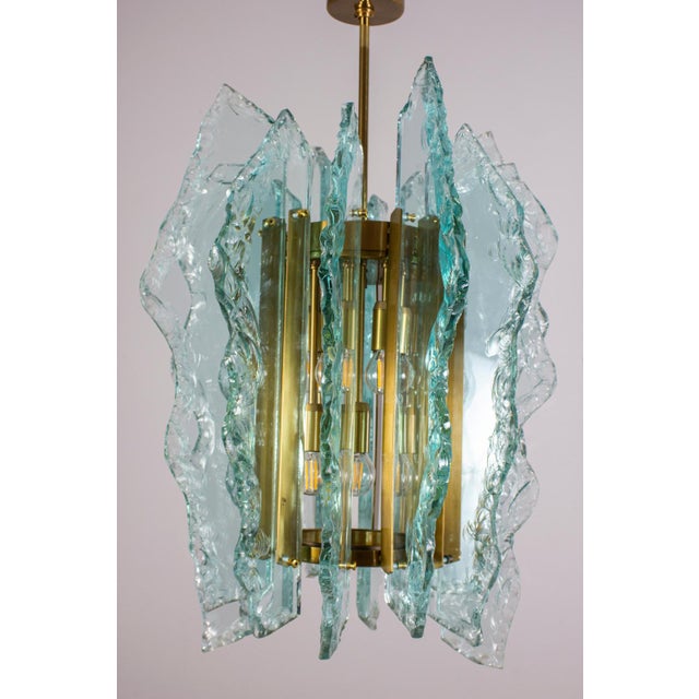 Cut-Glass Chandelier from Fontana Arte, 1960s For Sale - Image 10 of 15