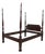 Drexel Queen Size Mahogany Poster Bed 18th Century Collection For Sale