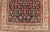 Measures: 4'1 x 7'4 Antique Persian Kurdish Rug with Herati Pattern on A Blue Field 4'1 x 7'7 Keivan Woven Arts/...