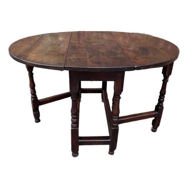 19th Century English Gate Leg Table For Sale
