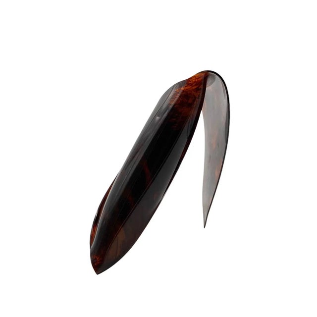 Hollywood Regency Mail Shaped Magazine Rack, Ta.Ni.No Italy 1970s For Sale - Image 4 of 11