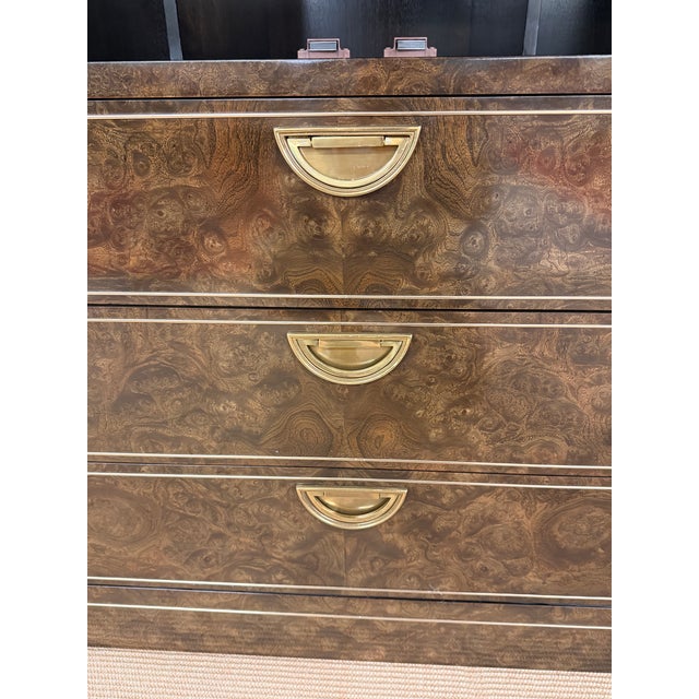 Wood Extraordinary Pair of Mastercraft Wardrobes, Circa 1970's For Sale - Image 7 of 11