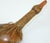 Brown Mid 20th Century Italian Leather Covered Glass Duck Decanter For Sale - Image 8 of 13