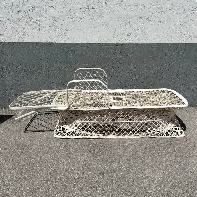 Mid-Century Modern Mid Century Modern Spun Fiberglass Adjustable Chaise For Sale - Image 3 of 6