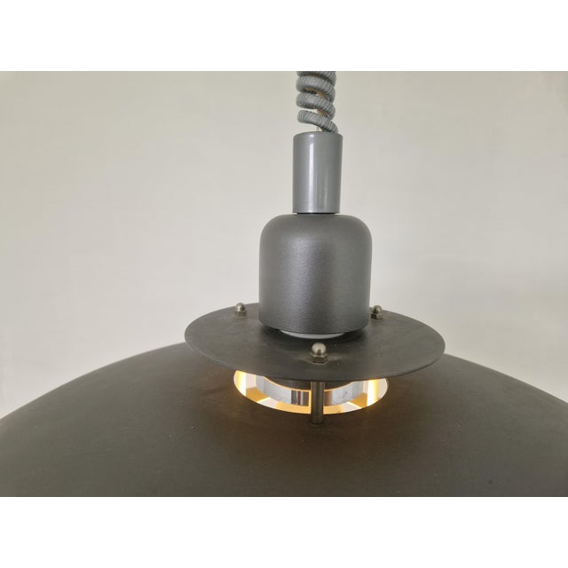 Vintage Swedish Rise and Fall Ceiling Lamp, 1970s For Sale - Image 9 of 13