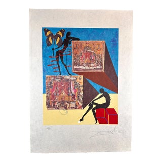 Dali Memories of Surrealism Dressed in the Nude Hand Sign Number Etching Surreal For Sale