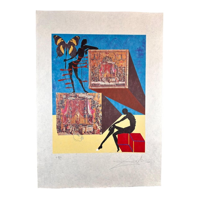 Dali Memories of Surrealism Dressed in the Nude Hand Sign Number Etching Surreal For Sale