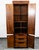 Campaign Vintage Henredon Tall Cabinets Campaign Style With Brass Accents, 2 Pieces, Attributed For Sale - Image 3 of 4