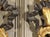 French Pair of Italian Giltwood and Ebonized Louis XVI Style Lyre Form Sconces, 1950s For Sale - Image 3 of 18