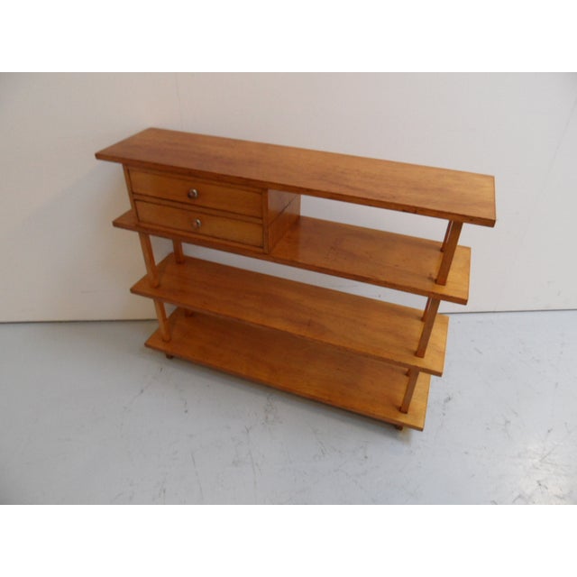 Vintage Open Bookcase in Wood, 1950s For Sale - Image 14 of 16