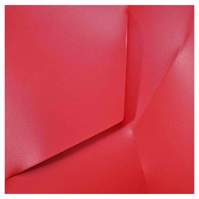 Giuseppe Amodio, Brou, Red, Acrylic on Canvas, 2010s For Sale