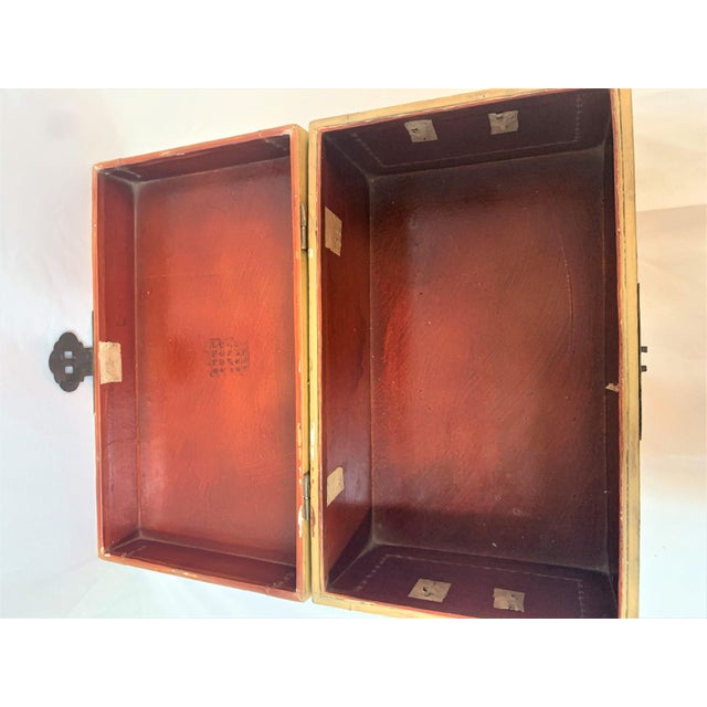 Leather Storage Box Large For Sale - Image 6 of 8