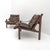 Chocolate Torbjørn Afdal Leather Arm Chairs, 1960s For Sale - Image 8 of 10