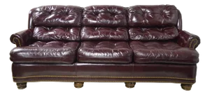 Late 20th Century Hancock & Moore Fine Tufted Leather Sofa
