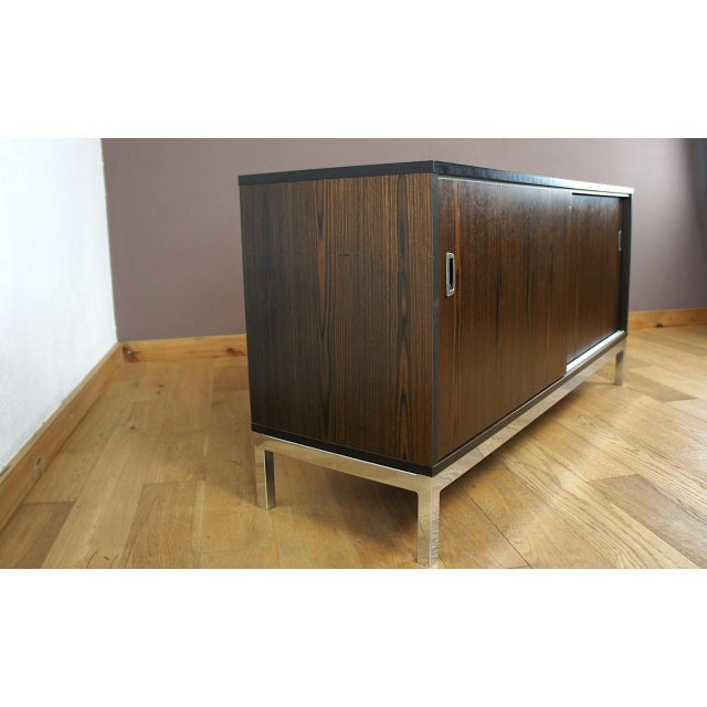 Brown Vintage Modernist Sideboard in Wenge, 1970 For Sale - Image 8 of 11