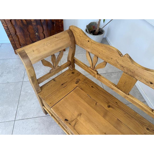 Provincial Biedermeier Chest Bench For Sale - Image 9 of 16