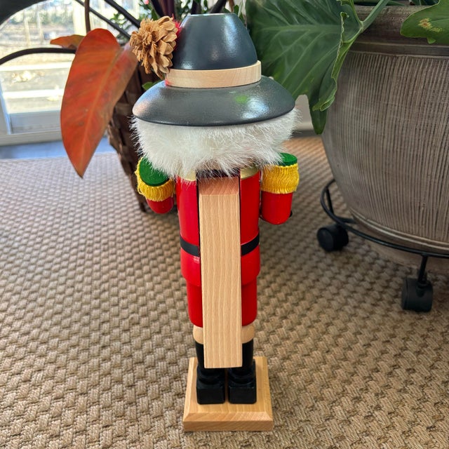 Wood 1980s German Steinbach 'Drummer Boy' Handcrafted Nutcracker For Sale - Image 7 of 9