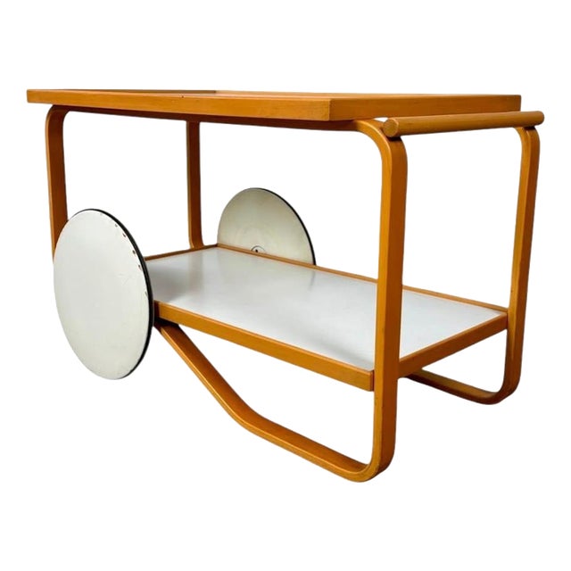 Vintage Model 901 Serving Cart by Alvar Aalto for Artek, 1960s For Sale