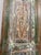 A stunning piece of architectural history, this antique wood door panel features intricate hand-carved detailing that...