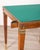 Vintage Game Table in Wood and Golden Brass Italian Design, 1940s For Sale - Image 6 of 13