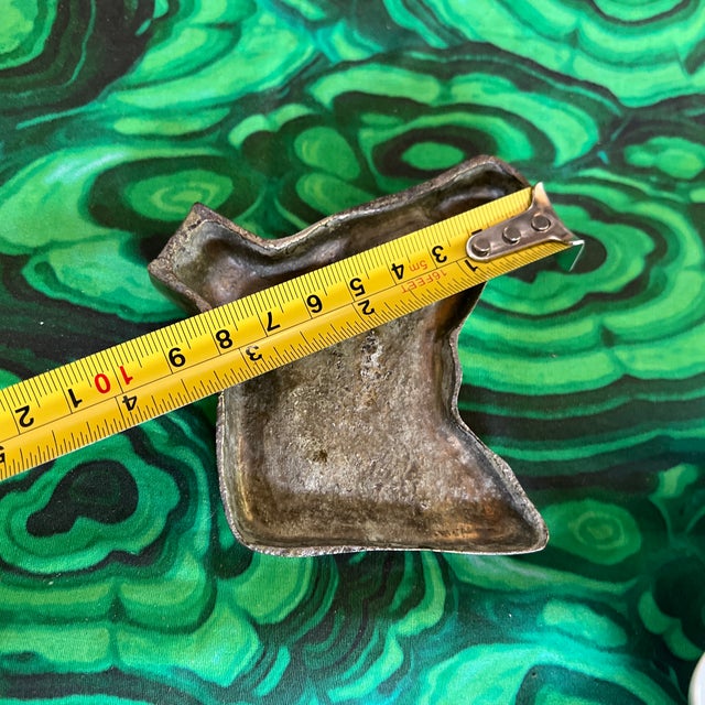 1970s Small Horse Shaped Brass Ashtray For Sale - Image 5 of 8