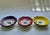 Modern 1980s Set of 6 Fitz & Floyd Pansy Porcelain Bowls For Sale - Image 3 of 18