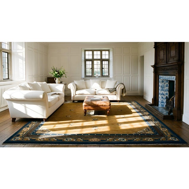 Antique Chinese Peking Rug For Sale - Image 15 of 15