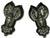 Rare Original Matching Pair of Early 1900s Antique Germany Hand Wrought Solid Copper Lobster Kitchen Molds For Sale - Image 15 of 18