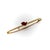 Traditional 1900-1909 Edwardian 9k Gold Hand of Ulster Brooch For Sale - Image 3 of 8