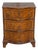 Italian 18th Century Walnut and Mahogany Three-Drawer, Serpentine Front Chest For Sale