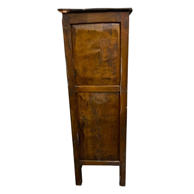 Early 20th Century Antique Tibetan Hand Painted Cabinet For Sale - Image 5 of 9